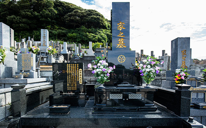 墓石建立
