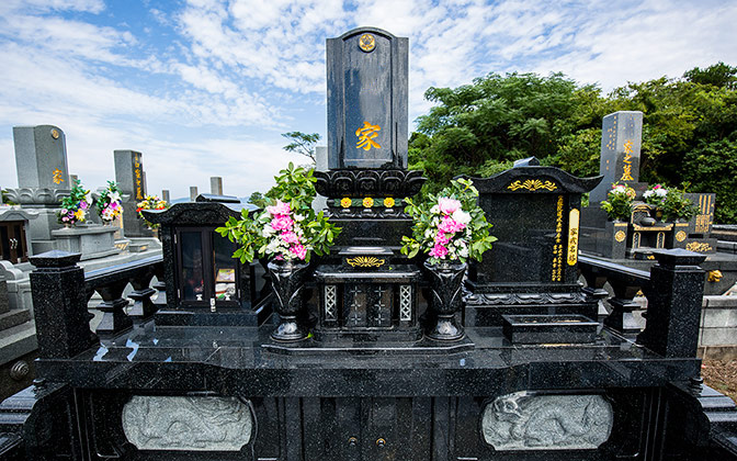墓石建立