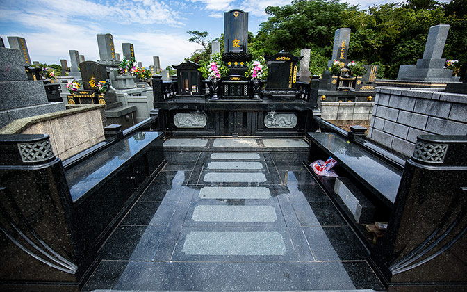 墓石建立